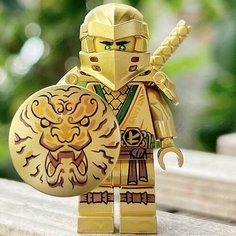 Фигурка Ninjago Ниндзяго, Золотой Ниндзя Ллойд, конструктор для мальчиков Нет бренда