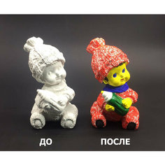 Фигурка из гипса с красками и кистью для росписи BRAUBERG KIDS Россия