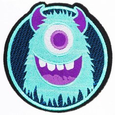 Нашивка, шеврон, патч (patch) Корпорация монстров Одноглазый, размер 8,3*8,2 см Rocknrolla