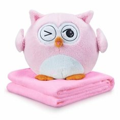 Сова 3 в 1 с пледом Maxitoys