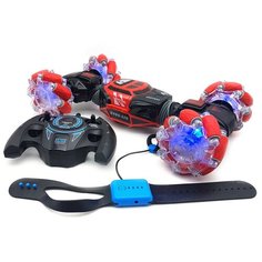 Машинка перевертыш Hyper Skidding (Хайпер скидинг) управление жестами, красная Zheng Guang