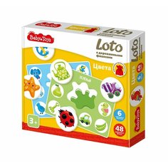 Лото Десятое королевство Цвета Baby Toys с деревянными фишками 04924ДК
