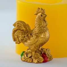 Силиконовая форма для мыла Петух 3D, для свечей, гипса 1шт Нет бренда