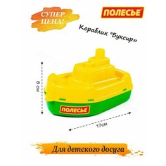Детская игрушка для ванной, катерок лодка для ребенка Полесье
