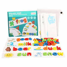 Treehole Spelling Game With Wooden Alphabets Обучающая игра на английском яызке