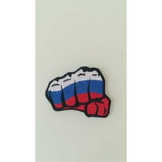 Нашивка, шеврон, заплатка, патч, термонаклейка Российский флаг / декор для одежды / Dolinushka
