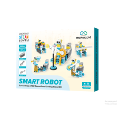 Электронный программируемый робот конструктор Makerzoid Smart Robot 72 в 1