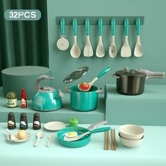 Игрушечные аксессуары для детской кухни Toddler Pretend Cooking Playset Нет бренда