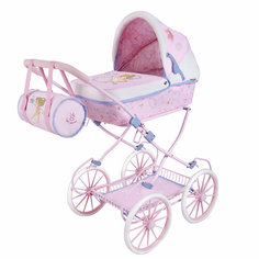 80051 Коляска для кукол люлька с сумкой, высота ручки 81 см, серия «Гала» De Cuevas Toys