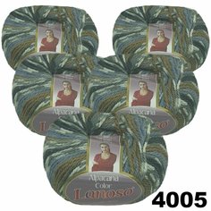 Пряжа для вязания Alpacana Color (Альпакана Колор) Lanoso (Ланосо) / цвет 4005 / 5 мотков / 130м/100г