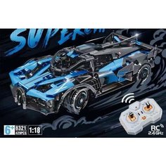 Конструктор гоночная машина "Supercar Bugatti с пультом ДУ" / 8321 / 429 деталей Leibao