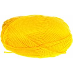 Пряжа Семеновская Karapuz Eco канарейка (0216), 90%детский акрил/10%капрон, 125м, 50г, 3шт