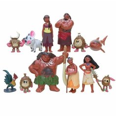 Набор фигурок Моана - Moana (12 шт.) Noname