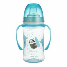 Поильник Canpol Babies EasyStart Exotic Animals обучающий 240мл Синий Нет бренда