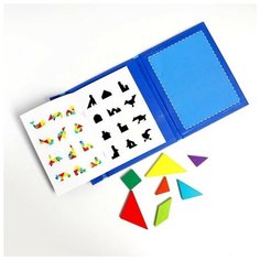 Магнитный танграм В книжке 1,5×18×22 см Noname