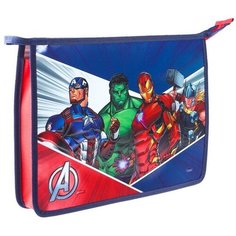 Папка д/тетрадей А4 молния сверху лам. кар 81ШК4 "Marvel", Мстители