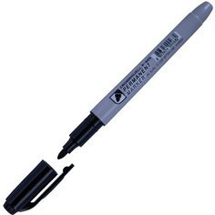 Маркер перманентный Crown "Multi Marker Slim" черный, пулевидный, 2мм, 5 штук