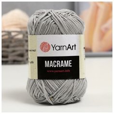 Пряжа "Macrame Макраме" 100% полиэстер 130м/90гр (149 св. серый), 1шт Yarn Art