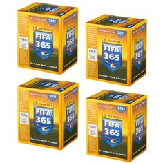 4 бокса Panini FIFA 365-2021 (1000 наклеек)