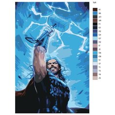 Картина по номерам "Тор", 70x110 см Brushes Paints