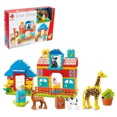 Конструктор Зооферма, 61 деталь Нет бренда