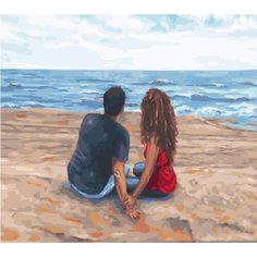 Картина по номерам Разговоры у моря 40х50 см Hobby Home