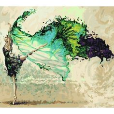 Картина по номерам Полёт балерины 40х50 см Hobby Home