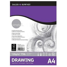 Daler Rowney Альбом для рисования Daler Rowney "Simply",120 г/м2 50 листов А4