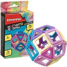Конструктор BONDIBON Магнитоформы ВВ4408, 26 дет.