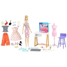 Игровой набор Barbie Студия модного дизайна, HDY90 розовый