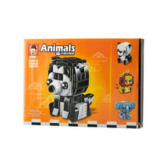 Конструктор блочный «Хаски», 150 деталей Shantou Chenghai Hongyuansheng Toys