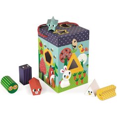 Развивающая игрушка Janod объемный Сад, зеленый