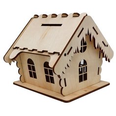 Astra & Craft Деревянная заготовка для декорирования "Домик №2" L-1090, береза