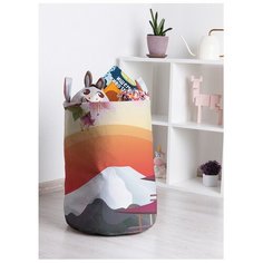 Корзина для игрушек JoyArty "Японские горы" 35x50 см