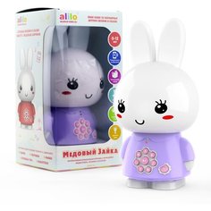 Развивающая игрушка alilo Медовый зайка G6+, сиреневый