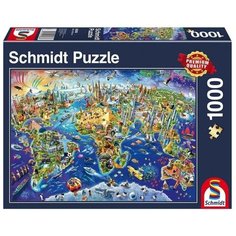 Пазл Schmidt 1000 деталей: Путешествуя по миру