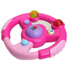 Развивающая игрушка Pituso Музыкальный руль K999-68, розовый