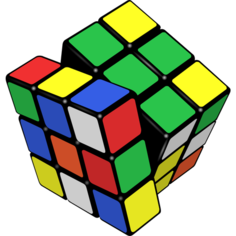 Кубик рубик 3х3 яркий NO Name