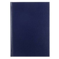 Ежедневник недатированный А5+, 136 листов Ideal new, твёрдая обложка, искусственная кожа, синий Bruno Visconti