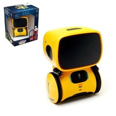 Робот интерактивный Милый робот , световые и звуковые эффекты, русская озвучка, цвет жёлтый Zhorya