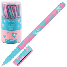 Ручка "FunWrite. Сердечки. Эмоции. Роза" шариковая 0.5 ММ, синяя Bruno Visconti