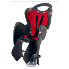 Детское велокресло BELLELLI Mr Fox Relax B-Fix 29", заднее, на велосипед 29", black, 01FXRB0000XL