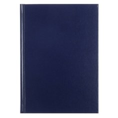 Ежедневник недатированный А5+, 136 листов Ideal new, твёрдая обложка, искусственная кожа, синий Bruno Visconti
