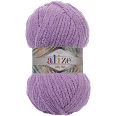 Пряжа Alize Softy Plus (Софти Плюс) 47 багряник 100% микрополиэстер 100г 120м 5шт