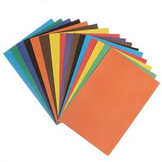 Набор для детского творчества А4, 8 листов картон цветной + 8 листов бумага цветная односторонняя, "Мультики", блок 190г/м2, микс Альт