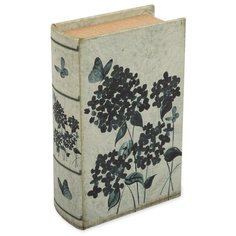 Шкатулка-книга BBK-01 17х11х5 см "Бабочка на гортензии" №115 Gamma