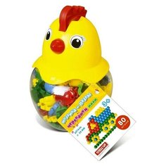 Мозаика пазлы "Черепашки", диаметр 20мм, 80шт Стеллар