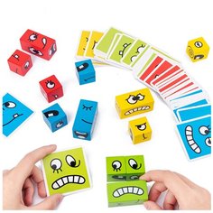 Развивающая игра Show Mood кубики собери эмоцию на мелкую моторику