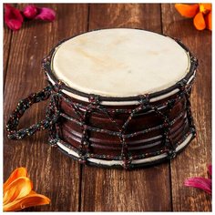 Музыкальный инструмент "Барабан" 18х18х10 см Сима ленд