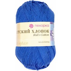 Пряжа Пехорка Детский хлопок, 2шт, 100% хлопок, 100г, 330 м (26 василек)